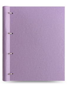 Тефтер Filofax Clipbook Classic Pastels A4 Notebook Orchid с метални рингове