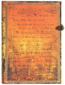 Тефтер Paperblanks - H.G. Wells' 75th anniversary Midi, 13 х 18 см.