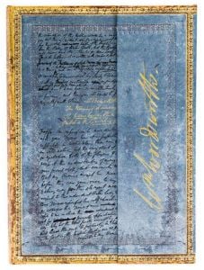 Тефтер Paperblanks - Wordsworth, Letter quoting "Daffodils" Midi, 13 х 18 см.