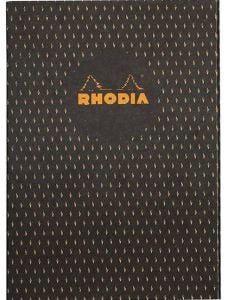 Тетрадка Rhodia Heritage Moucheture Black А5, 160 страници на широки редове