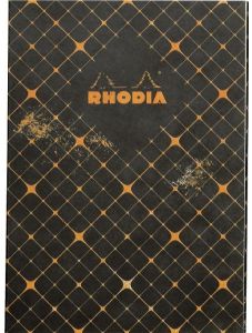 Тетрадка Rhodia Heritage Quadrille Black А5, 160 страници на широки редове