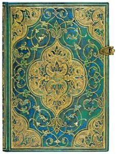 Тефтер Paperblanks - Turquoise Chronicles Midi, 13 х 18 см.