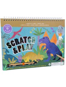 Творчески комплект Floss & Rock, Scratch and Play, Dinosaur - Динозаври
