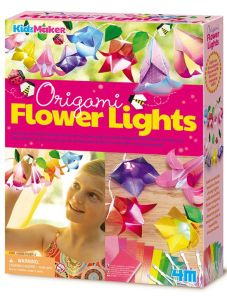Творчески комплект 4M - Светещ гирлянд с оригами цветя
