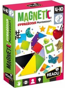 Творчески комплект Headu Montessori - Магнитни творения