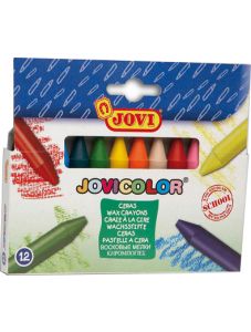Восъчни пастели Jovi - 12 цвята