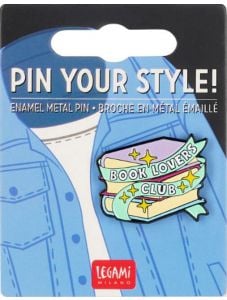 Значка Legami - Pin your style, Book lovers club