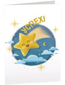 Картичка Art Cards - Падаща звезда - Art Cards - Art Cards - Момиче, Момче - 3800502143383