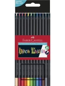Комплект цветни моливи Faber-Castell Black Edition, 12 цвята - Faber-Castell - Faber-Castell - Момиче, Момче - Faber-Castell - Black Edition - 4005401164128