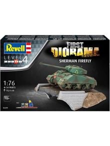 Комплект сглобяем модел Revell - Танк Sherman Firefly, First Diorama - Revell - Revell - 4009803032993