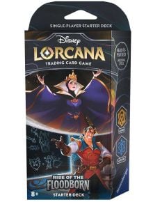 Disney Lorcana TCG: Starter Deck - Rise of the Floodborn The Queen & Gaston - Ravensburger - Момиче - 4050368982353