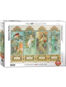 Пъзел Eurographics - Четирите годишни времена, 1000 части - EuroGraphics - EuroGraphics - Жена, Мъж - Eurographics - Fine Art Masterpieces - 628136608244