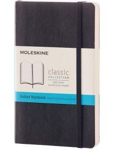 Джобен черен тефтер Moleskine Classic с меки корици и листа на точки - Moleskine - Moleskine - Жена, Мъж - Moleskine - Classic - 8051272892734