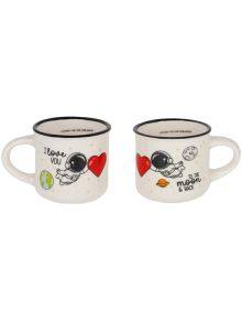 Комплект 2 чаши Legami - Space - Legami - Legami - Жена, Момиче - Legami - Valentine's Day - 8052694005542