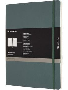 Голям зелен тефтер Moleskine Pro Collection X-Large Forest Green с меки корици - Moleskine - Moleskine - Жена, Мъж - Moleskine - Pro - 8058647620848