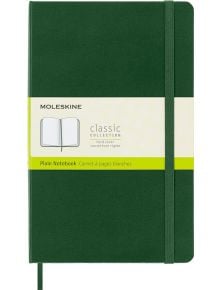 Класически зелен тефтер Moleskine с твърди корици и нелинирани страници - Moleskine - Moleskine - Жена, Мъж - Moleskine - Classic - 8058647629070