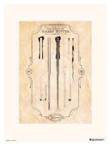 Мини плакат Harry Potter - The Wand - Grupo Erik - Harry Potter - 8435497239381