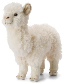 Плюшена играчка WWF - Бяла лама, 31 см. - WWF Plush - Bon Ton Toys - 8719066018196