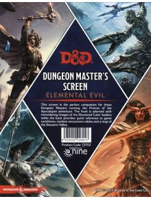 Dungeons & Dragons Campaign Book - Dungeon Master's Screen Elemental Evil - Wizards of the Coast - Wizards of the Coast - 9420020226913
