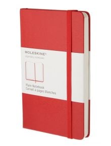 Голям червен тефтер Moleskine с бели листа, нелиниран - Moleskine - Moleskine - Жена - Moleskine - Classic - 9788862930062