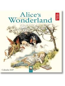 Alice's Adventures in Wonderland Mini Wall Calendar 2027 (Art Calendar) - Flame Tree Studio - 9781806941452