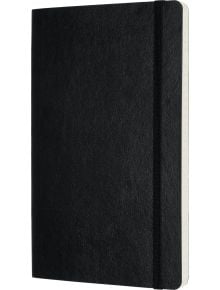 Черен тефтер Moleskine Pro Collection Large Black с меки корици - Moleskine - Moleskine - Жена, Мъж - Moleskine - Pro - 8058647620787
