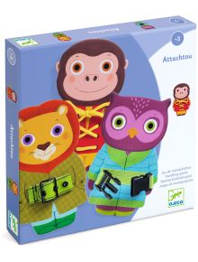 Дървена играчка Djeco: Attachtou - Djeco - Djeco - Момиче, Момче - 3070900016668