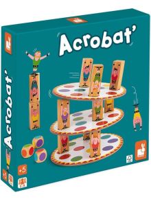 Детска игра за сръчност Janod - Акробат - Janod - Janod - Момиче, Момче - 3700217327576
