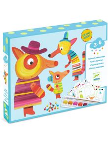 Творчески комплект Djeco - The Fox Family - Djeco - Djeco - Момиче, Момче - 3070900098978