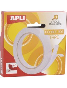 Двойнолепящо тиксо Apli, 15 mm х 20 m - Apli - Apli Paper - Apli - Office - 8410782177234