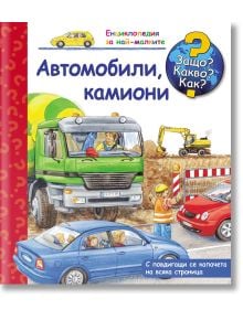 Енциклопедия за най-малките - Автомобили, камиони - Колектив (Детски) - Момиче, Момче - Фют - 3800083819318