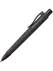 Химикалката Faber-Castell Poly Ball Leo в черен цвят има текстуриран захват и фин леопардов десен на корпуса, вдъхновен от джунглата.