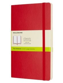 Класически червен тефтер Moleskine с меки корици и нелинирани страници - Moleskine - Moleskine - Жена - Moleskine - Classic - 8055002854658