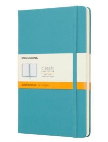 Класически пастелносин тефтер Moleskine с твърди корици и линирани страници - Moleskine - Moleskine - Жена, Мъж - Moleskine - Classic - 8058341715345