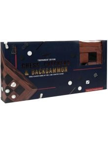 Комплект класически игри Professor Puzzle - Шах, табла и дама - Professor Puzzle - Professor Puzzle - Жена, Мъж - 5056297262466