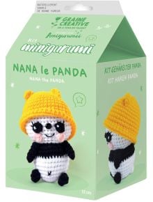 Комплект за плетене Амигуруми Graine Creative - Панда Nana - Graine Creative - Graine Creative - Момиче - 3532434202288