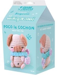 Комплект за плетене Амигуруми Graine Creative - Прасе Poco - Graine Creative - Graine Creative - Момиче - 3532434202271