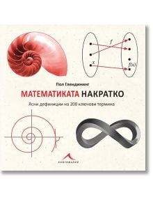 Математиката накратко. Ясни дефиниции на 200 ключови термина - Пол Глендинг - Жена, Мъж - Книгомания - 9786191952113