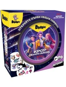 Настолна игра: Dobble KPop Demon Hunters - Asmodee - Asmodee Editions - Момиче, Момче - 3558387005936