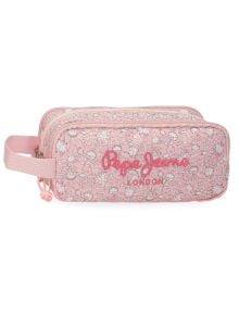 Несесер Pepe Jeans - Mia, Light Pink, с три отделения и ръкохватка - Pepe Jeans - Joumma Bags S.L. - Момиче - Pepe Jeans - Mia - 8447444004713