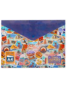 Папка с копче А4 Legami - Travel - Legami - Legami - Момче - Legami - Extraordinary Stationery - 8052694123499