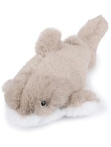 Плюшена играчка WWF - бяла акула, 15 см, с мека козина, бял корем и черни очи - перфектното допълнение към вашата колекция от плюшени играчки.
