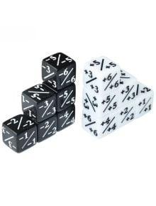 Комплект цветни зарчета: Положителни, отрицателни числа - Chessex - Chessex - 342323000672