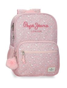 Раница Pepe Jeans - Mia, Light Pink, с две отделения и пределен джоб, 40 см - Pepe Jeans - Joumma Bags S.L. - Момиче - Pepe Jeans - Mia - 8447444017546