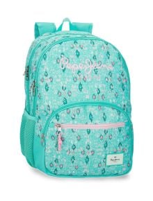 Раница Pepe Jeans - SUn, Turquoise, с две отделения и преден джоб, 44 см - Pepe Jeans - Joumma Bags S.L. - Момиче - Pepe Jeans - Sun - 8447444015290