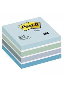 Самозалепващо кубче Post-It, синьо - 3M - 3M - 4001895872792