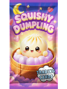 Карти Squishy Dumpling Trading Cards, асортимент - Момиче, Момче - 8056126060659