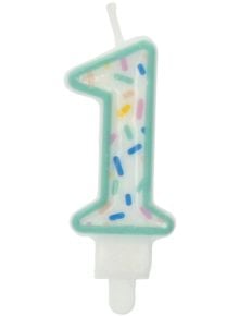 Свещ за рожден ден Folat Sprinkles - Цифра 1 - Folat - Folat - Момиче - 8714572241717