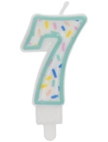Свещ за рожден ден Folat Sprinkles - Цифра 7 - Folat - Folat - Момиче - 8714572241779
