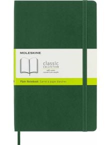 Класически тефтер Moleskine Classic Myrtle Green с меки корици и нелинирани страници - Moleskine - Moleskine - Жена, Мъж - Moleskine - Classic - 8053853600028